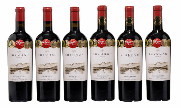 Shannon Vineyards; Mount Bullet Merlot; 2012; 6 (1 x 6); 750ml