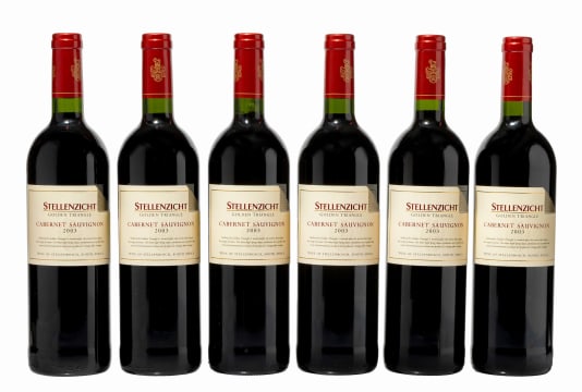 Stellenzicht; Golden Triangle Cabernet Sauvignon; 2003; 6 (1 x 6); 750ml