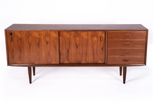 Frystark; Burmese teak 'Status' sideboard, South Africa