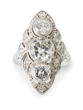 Art Deco style diamond ring