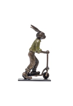 Carol Cauldwell; Rabbit on a Scooter