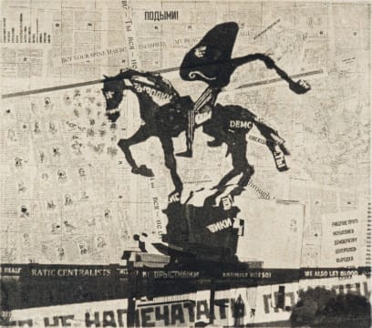 William Kentridge; Nose on a Horse Projection