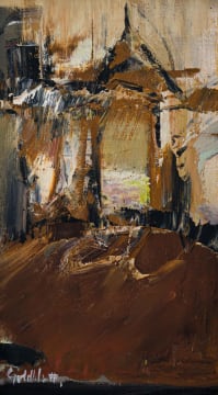Sidney Goldblatt; Abstract Composition in Brown