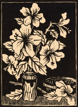 Gregoire Boonzaier; Still Life with Hibiscus Flowers