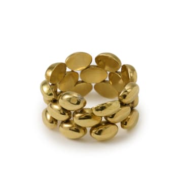 Pebble-link ring