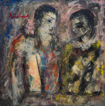 Carl Büchner; Untitled (Harlequins)