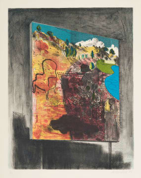 Clive van den Berg; Untitled (Chair in a Landscape)