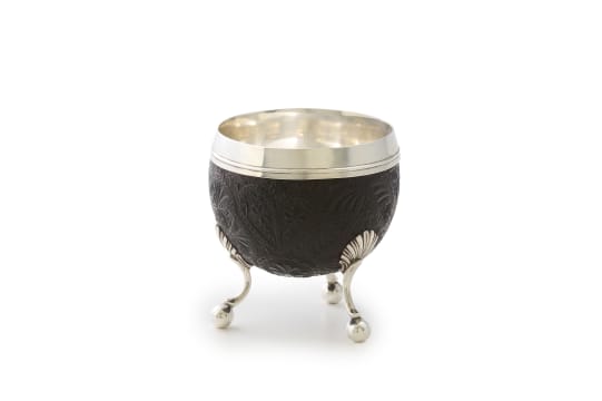 A George III silver-mounted coconut cup, Peter & William Bateman, London, 1806