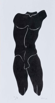 Bill (William John) Davis; Nude Male Torso