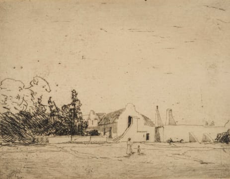 Robert Gwelo Goodman; Landscape with Farmhouse