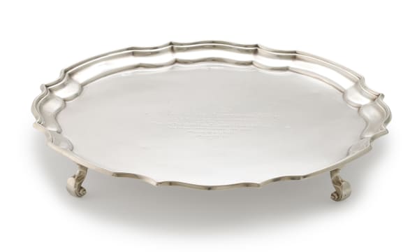 A George V silver salver, James Deakin & Sons, Sheffield, 1930