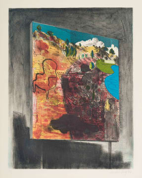 Clive van den Berg; Untitled (Chair in a Landscape)