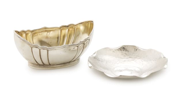 A Edward VII silver pin tray, Royal Irish Silver Co, Dublin, 1970