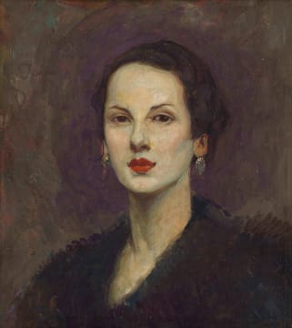 John Henry Amshewitz; Portrait of Miss Naomi Morgan