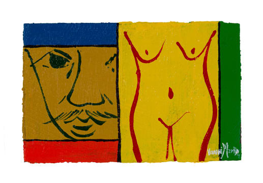 Velaphi (George) Mzimba; Nude Figure and Face