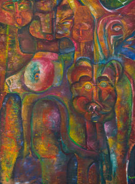 Paul Sekete; Group of Figures