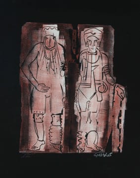 Sidney Goldblatt; Two Figures