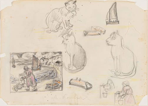 Maggie Laubser; Preparatory Sketch