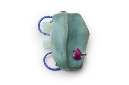 Carine Terreblanche; Carine Terreblanche 'Ruby Tuesday' brooch