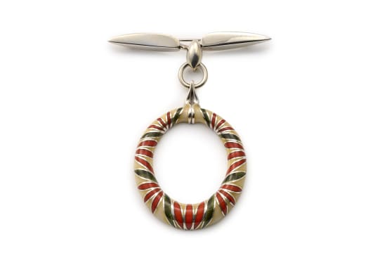 Nina Newman; Nina Newman 'Strelitzia I' brooch pendant