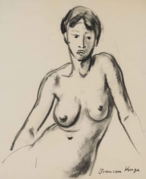 François Krige; Seated Nude