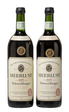 Meerlust; Cabernet Sauvignon; 1975; 2 (1 x 2); 750ml