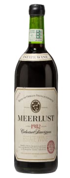 Meerlust; Cabernet Sauvignon; 1982; 1 (1 x 1); 750ml