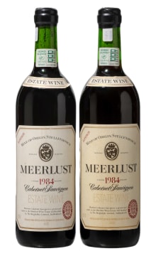 Meerlust; Cabernet Sauvignon; 1984; 2 (1 x 2); 750ml