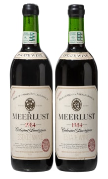 Meerlust; Cabernet Sauvignon; 1984; 2 (1 x 2); 750ml