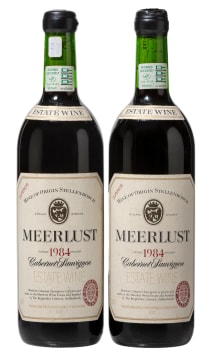 Meerlust; Cabernet Sauvignon; 1984; 2 (1 x 2); 750ml
