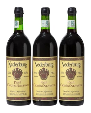 Nederburg; Paarl Cabernet Sauvignon; 1984; 3 (1 x 3); 750ml