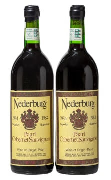 Nederburg; Paarl Cabernet Sauvignon; 1984; 2 (1 x 2); 750ml