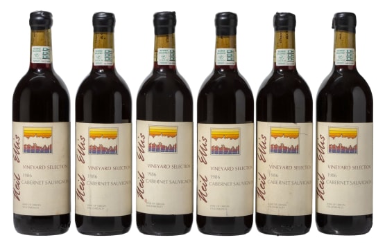 Neil Ellis Wines; Vineyard Selection Cabernet Sauvignon; 1986; 6 (1 x 6); 750ml