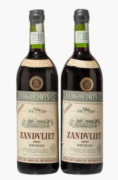 Zandvliet; Shiraz; 1980; 2 (1 x 2); 750ml