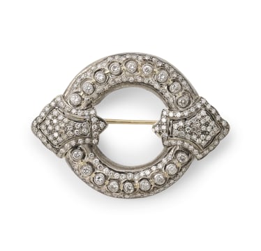 Vintage diamond brooch