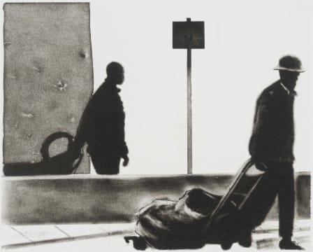 Sam Nhlengethwa; Looking Around I
