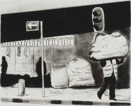 Sam Nhlengethwa; Under the Bridge