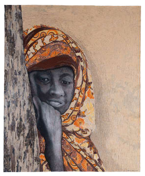 Marion Boehm; Figure with Orange Headscarf