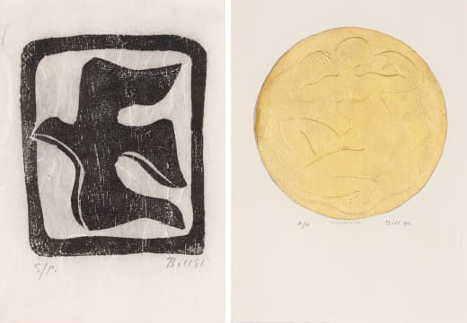 Bill (William John) Davis; Dove; Medallion, two