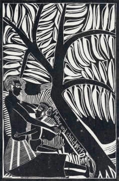 John Muafangejo; Mother and Child