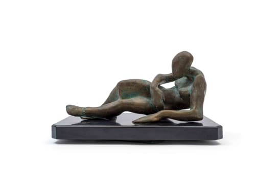 Stella Shawzin; Reclining Woman III