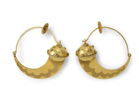 Etruscan style earrings