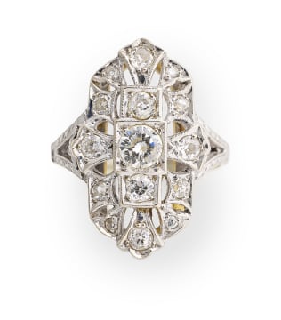 Art Deco diamond ring