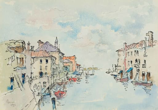 Gregoire Boonzaier; Venetian Canal