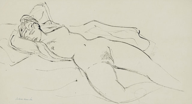 Maurice van Essche; Nude in Repose