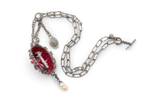 Errico Cassar; Errico Cassar 'He Who Dares Not Grasp the Thorn Should Never Crave the Rose' pendant