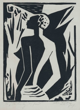 Maurice van Essche; Nude in Profile