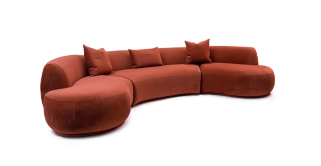 Curved modular sofa, South Africa