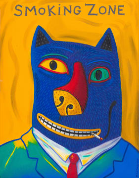 Norman Catherine; Smoking Zone (Cat)