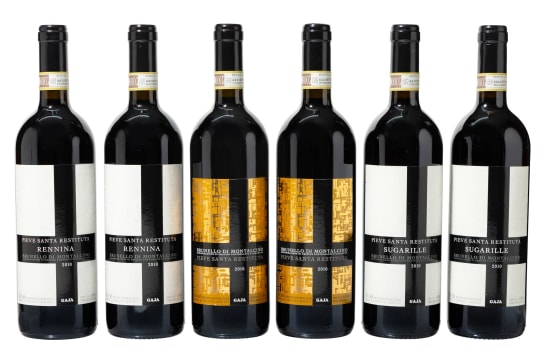 Gaja; Brunello Collection; 2010; 6 (3 x 2); 750ml